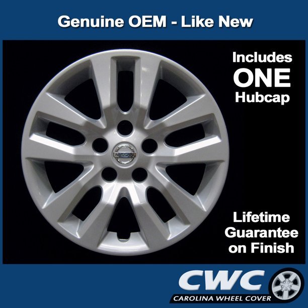 Hubcap for Nissan Altima 2013-2018 - Genuine Factory OEM 16-Inch Silver 53088
