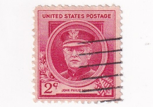 STAMP US SCOTT 880 "John P. Sousa" 2 CENT 1940 USED