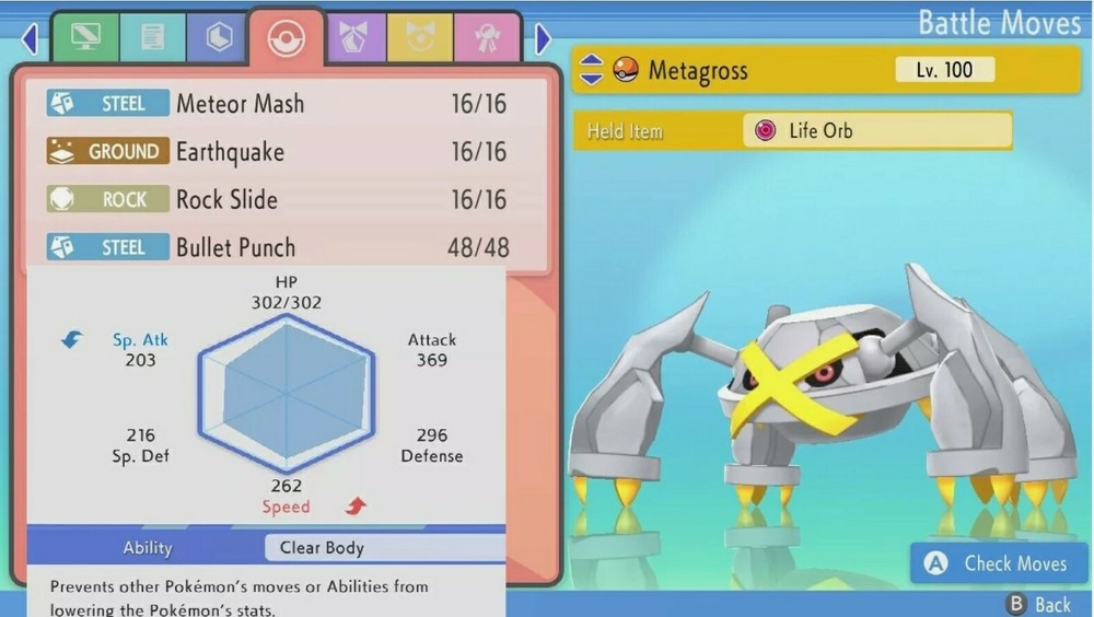 6IV SHINY METAGROSS BDSP