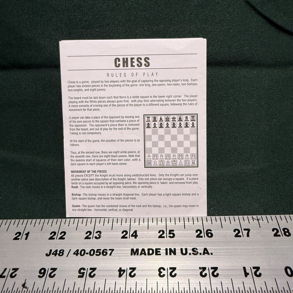 Mathnasium Chess Board Game Learning Educational Math Homeschool Ships Free