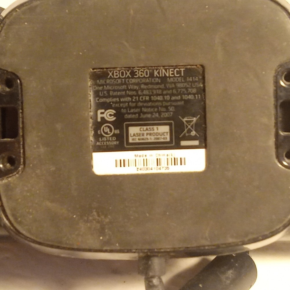 2007 Genuine Microsoft XBOX 360 Kinect Sensor Bar Model 1414 Black
