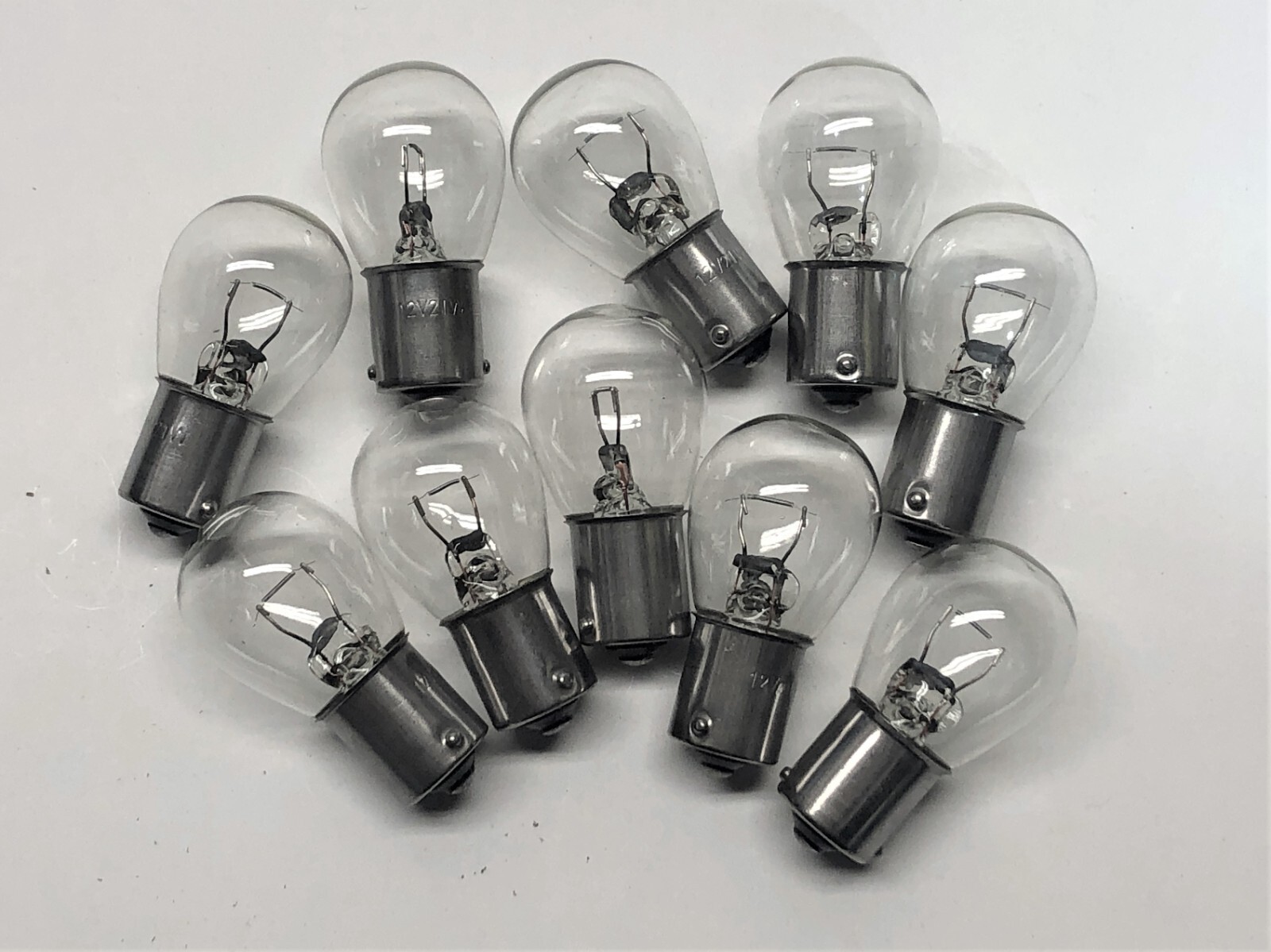 10 Pack 1156 Clear Tail Signal Brake Light Bulb Lamp FAST USA Shipping