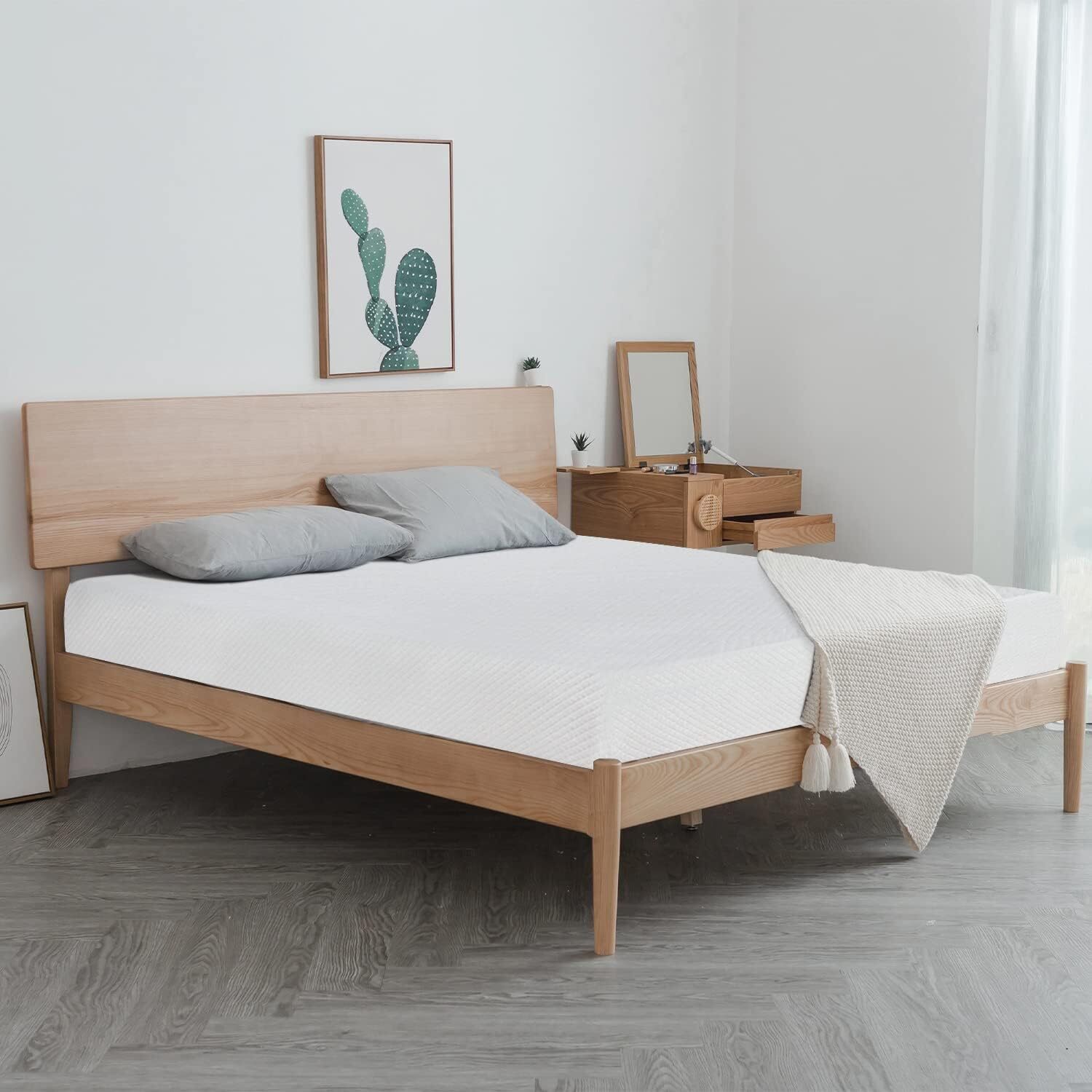 Gel Memory Foam Medium-Firm Mattress for Pressure Relief &Soundly Sleep Mattress