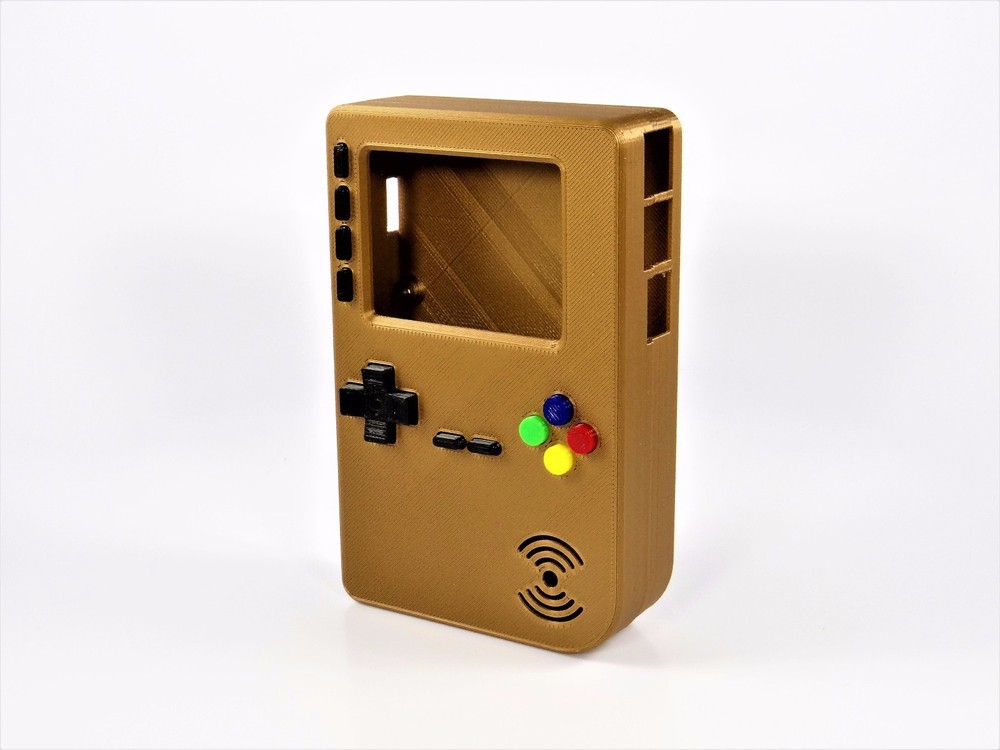 PiGRRL 2 COPPER Game Boy Case with Buttons & Screws for Raspberry Pi 2/3