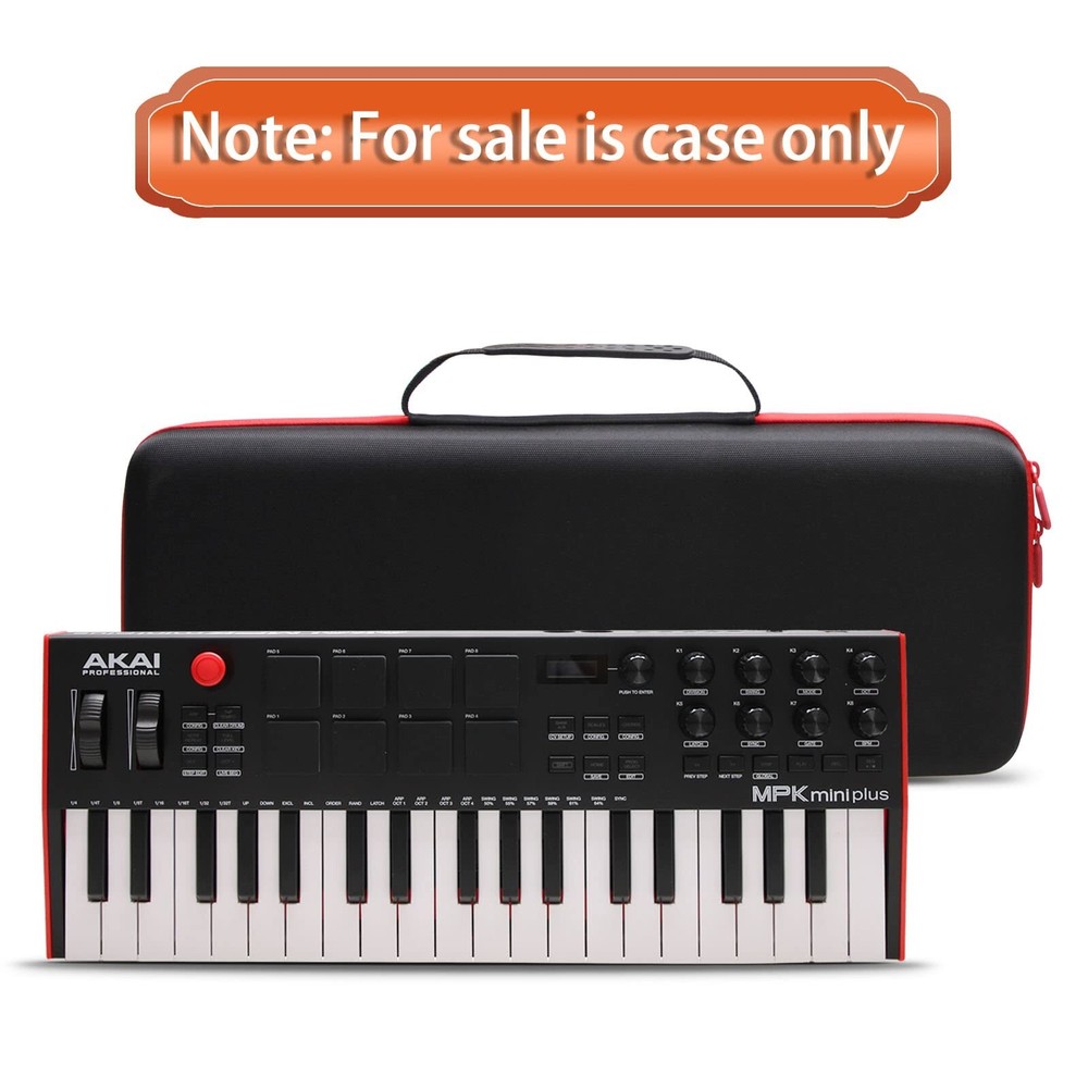 LTGEM Hard Case for Akai Professional MPK Mini Plus - USB MIDI Keyboard Contr...