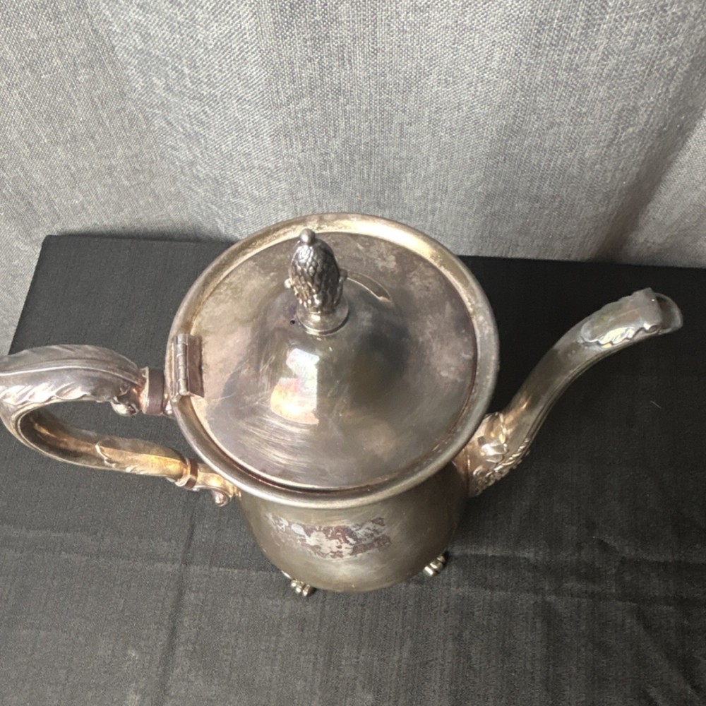 Vintage Collectible Silver Coffee Pot