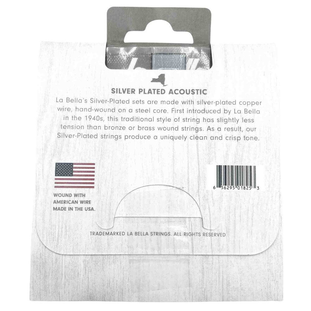 La Bella Silver PLated Tenor Acoustic Guitar String - .009