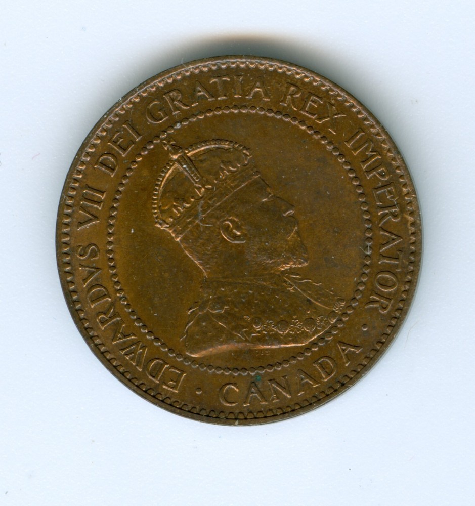 CANADA 1904 LARGE CENT--RED AND BROWN UNCIRCULATED