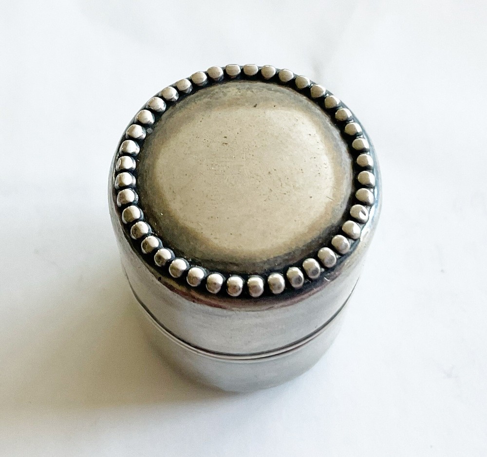 Antique Sterling Thread Box