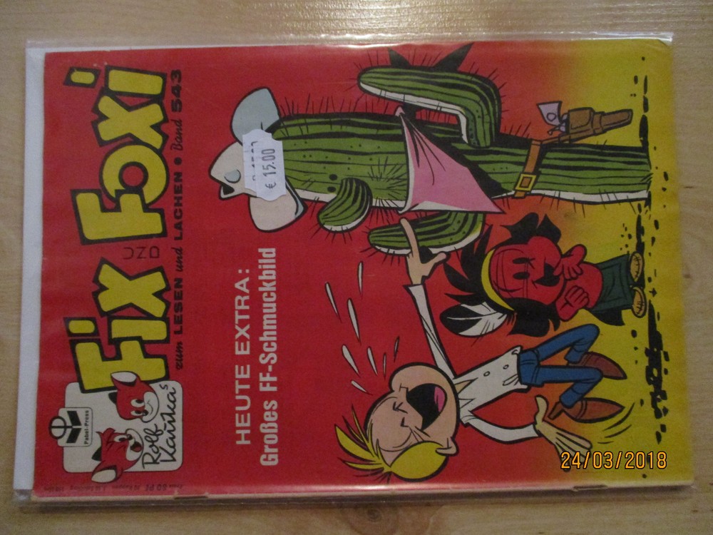Fix Und Foxi # 543 Comic Strip