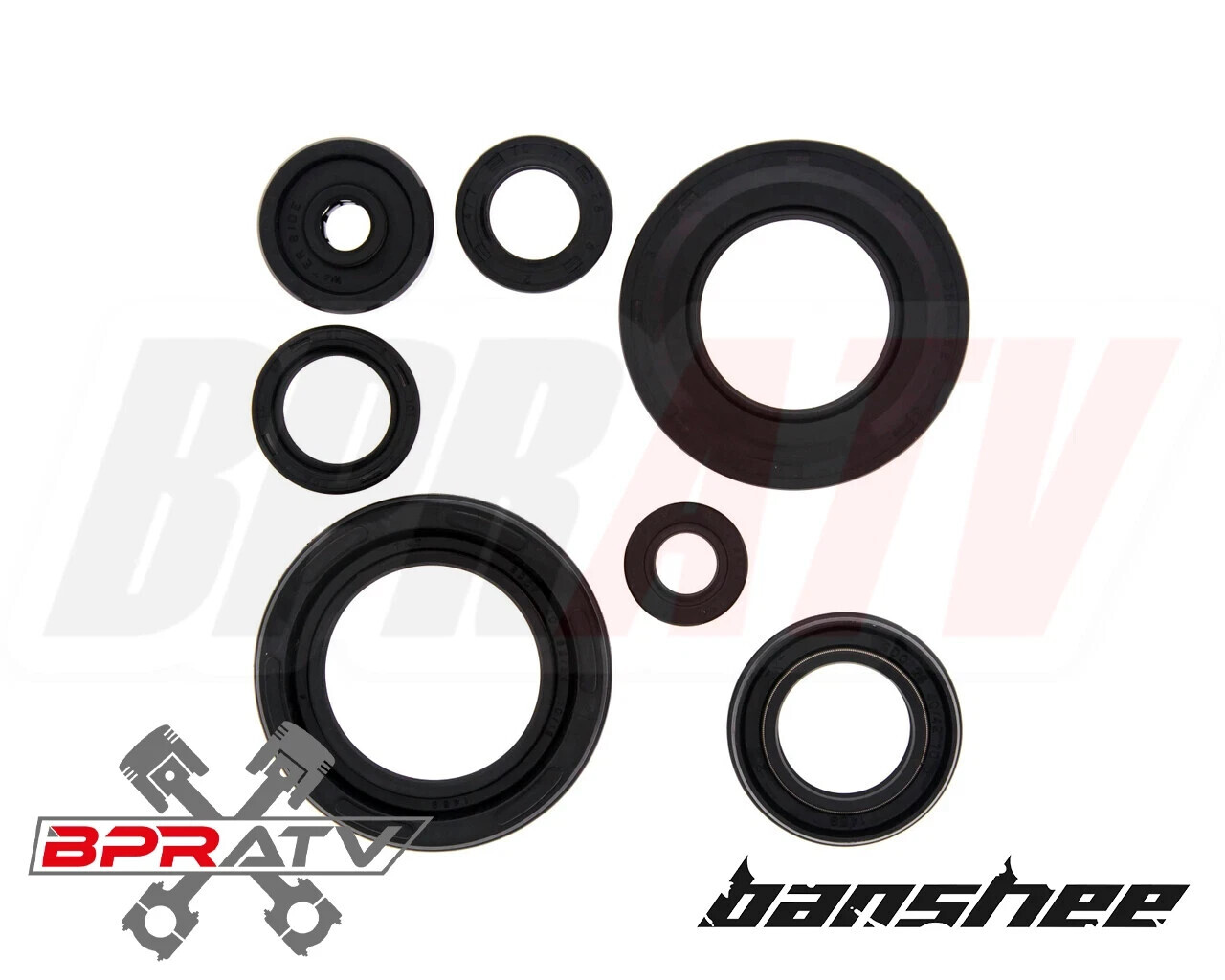 Complete Hot Rods +4mm Stroker Crank Rebuild Kit #4111 Yamaha Banshee 350 '87–06
