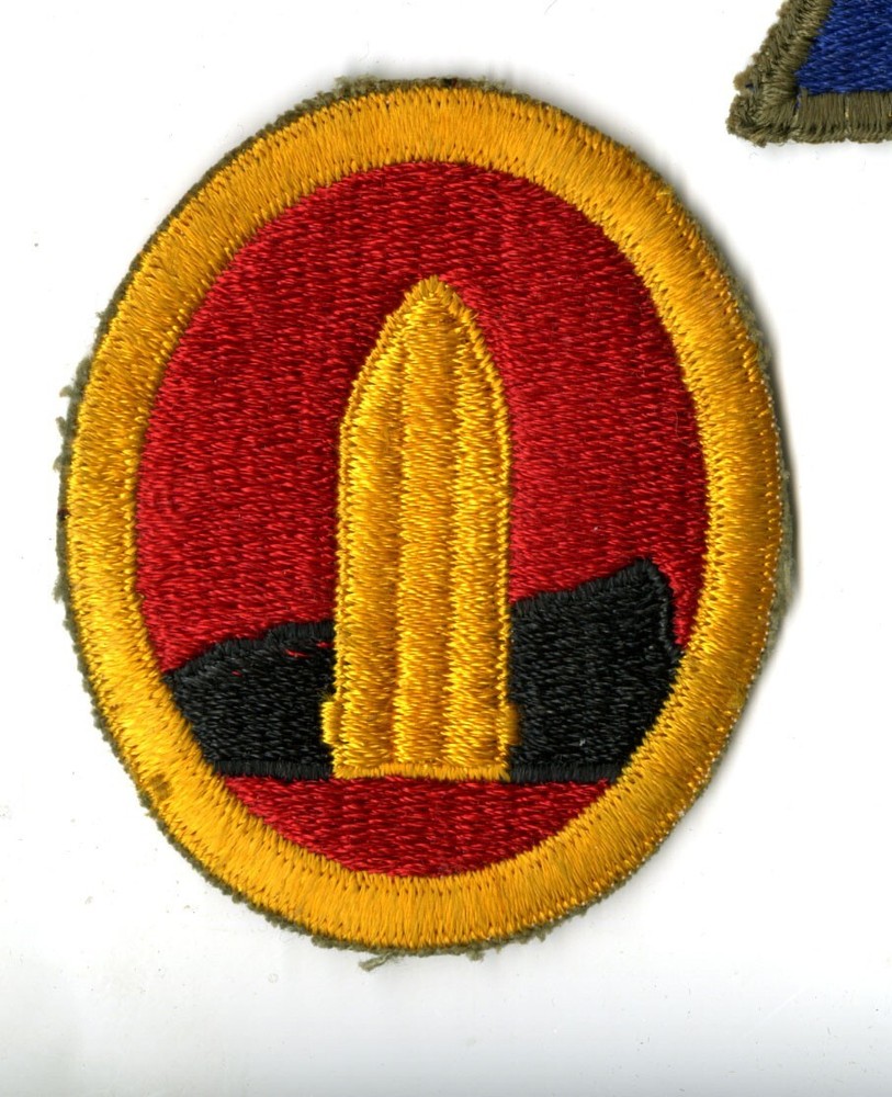Hawaiian Coast Artillery White Back Patch WWII Original Pacific