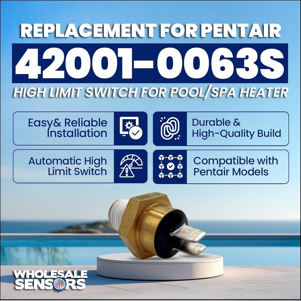Pentair Replacement High Limit Switch | 12- & Support | Designed for Pool H...