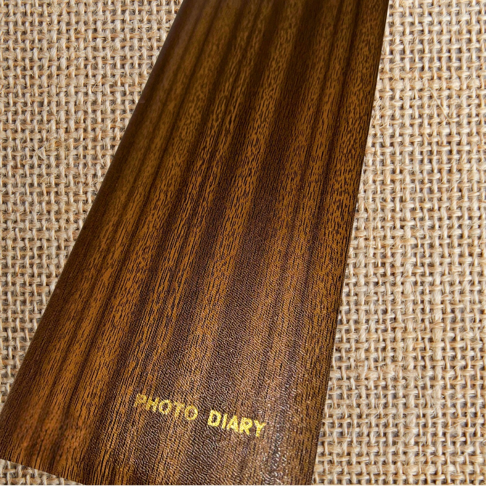 Vintage Photo Diary Album Made in Japan | 1970s–80s Faux Woodgrain Photo Sleeves