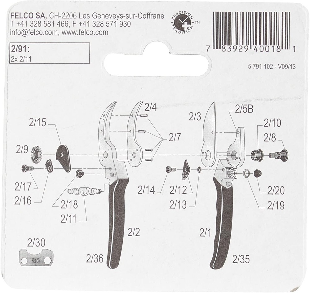 Pruner Replacement Springs Pack for Garden Tools