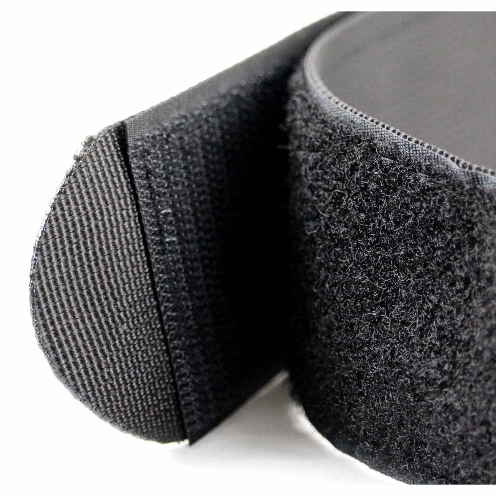 AIRNIX Hook and Loop Reusable Nylon Cinch Straps, Securing Cable Straps, Black