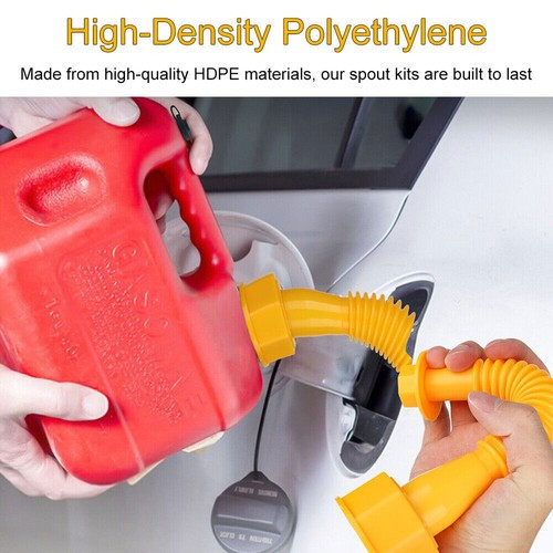 Replacement Gas Can Spout Nozzle Vent Kit for Plastic Gas Cans Old Style Cap