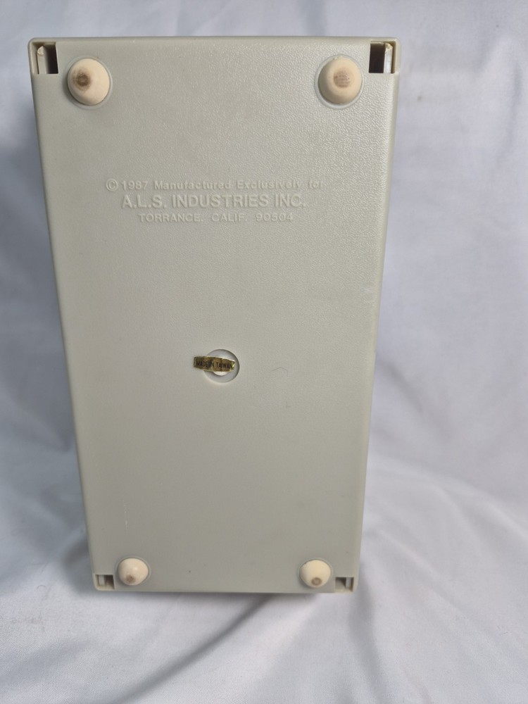 VTG ALS Computermate 3.5" Floppy Disk 1987 Storage Case Holder Diskette Beige