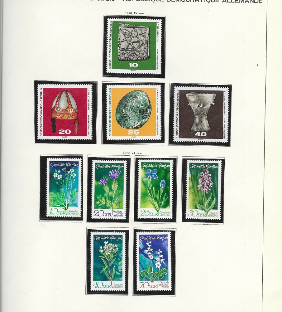 East Germany 1970 Sets u/mint