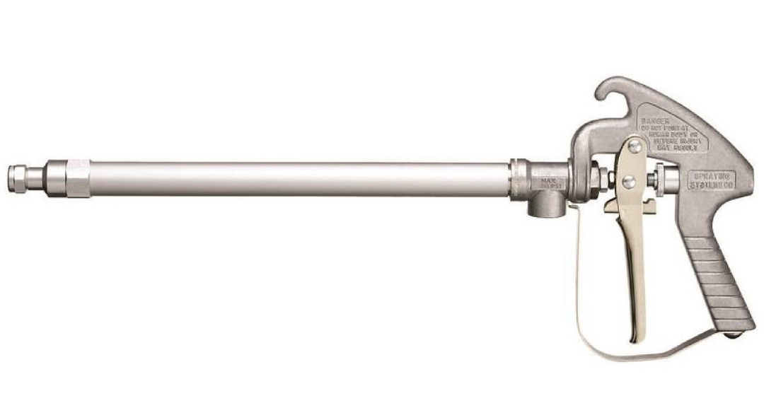 AA43L-AL10 TeeJet GunJet 22" Aluminum Spray Gun With D10 Orifice Disc