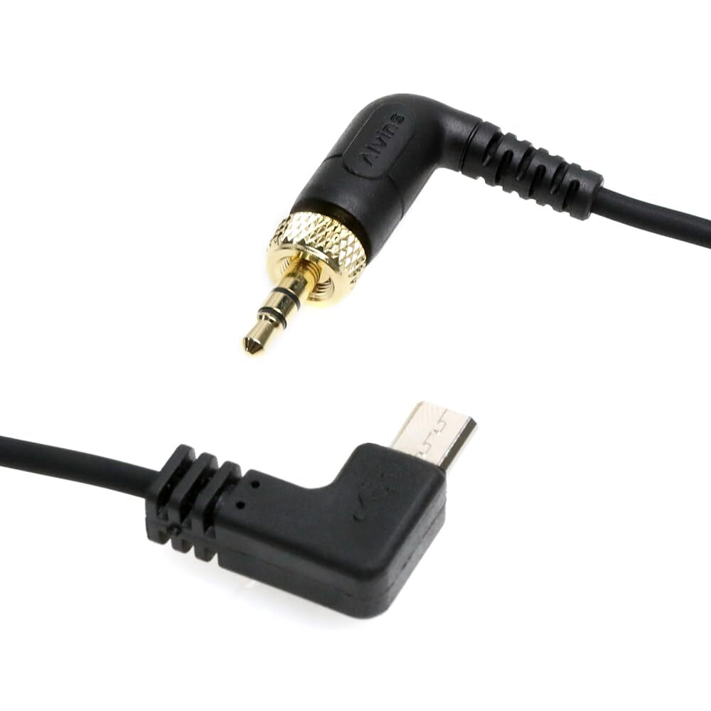 Alvin's Tentacle Timecode Cable for Sony FX3 FX30 Locking 3.5mm TRS to Micro USB