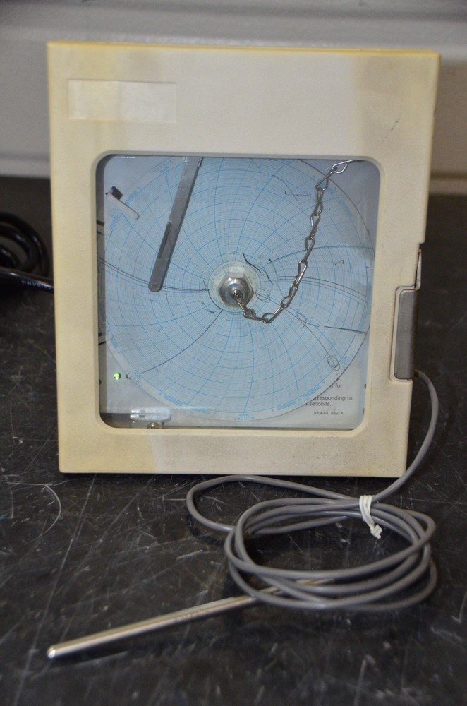 Cobex Temperature Chart Recorder 6" Single Pen Fully Cased