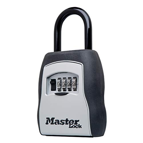 Master Lock Key Lock Box, Outdoor Combination Lockbox for House Keys, 5400EC