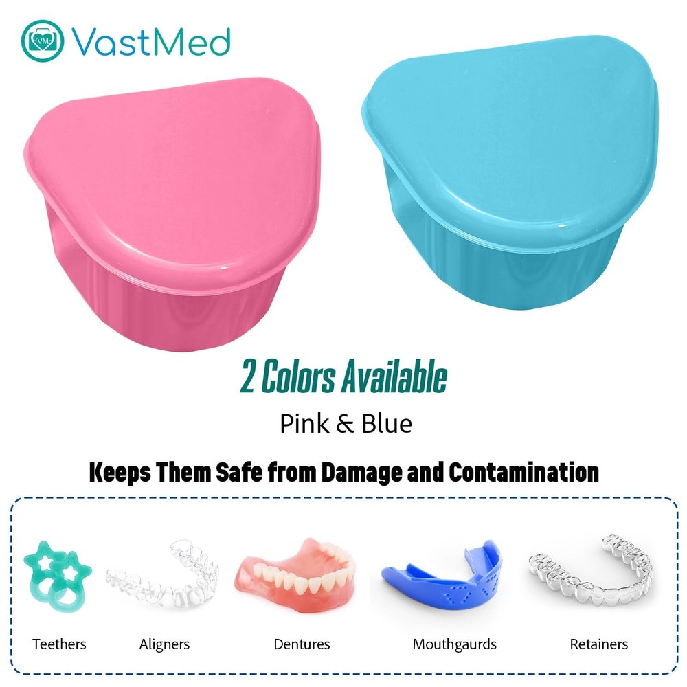 Trapezoid Denture Bath Case by Vastmed