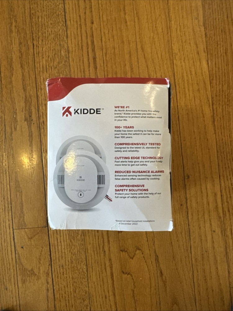 2 PACK Kidde Hardwired Smoke Detector w/ Battery Backup Model# 20SAR Please Read