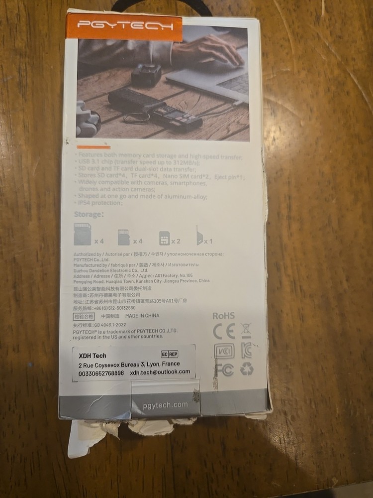 PGYTECH CreateMate High-Speed Card Reader Case