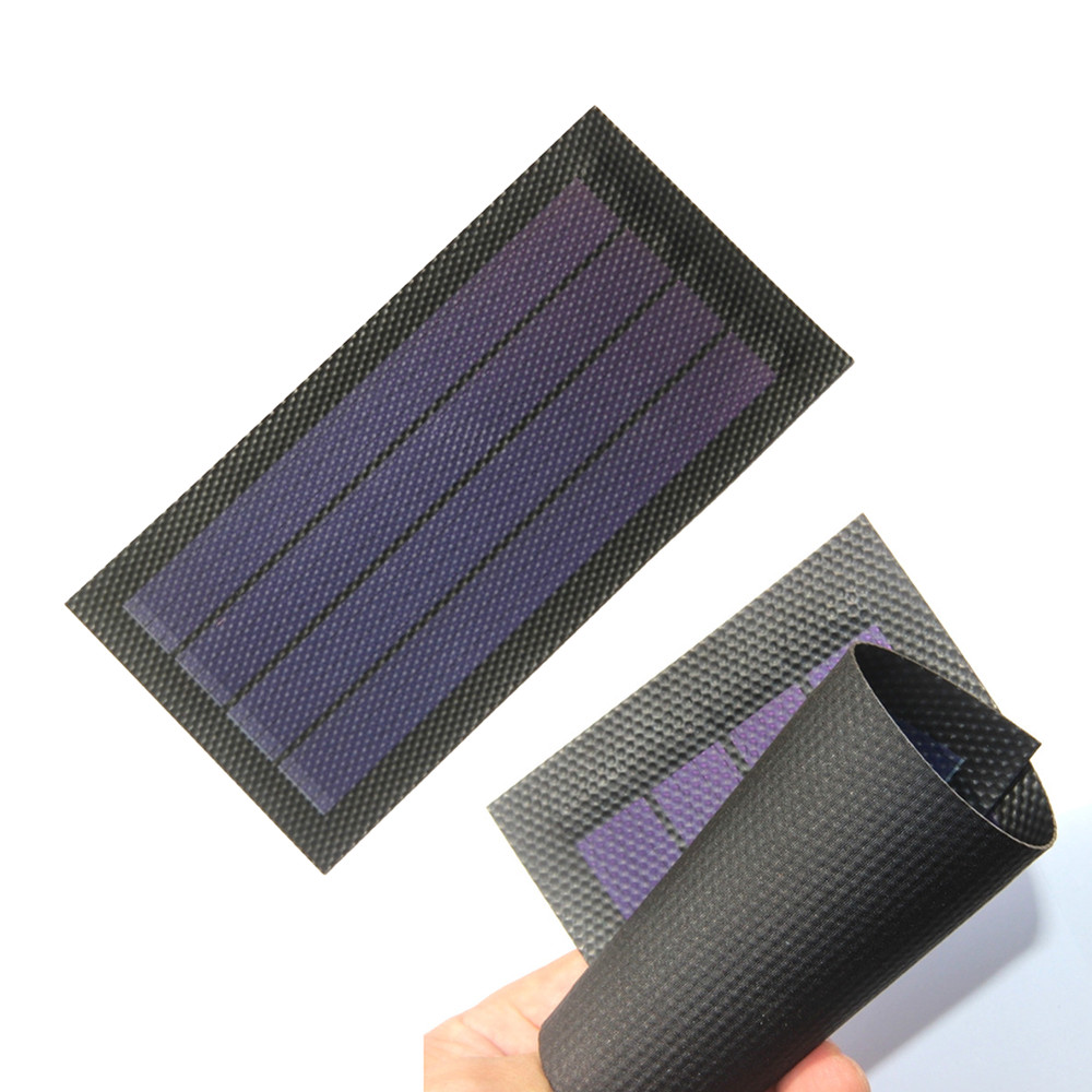 1W 6V Amorphous Silicon Solar Panel With High Light Absorption Ability
