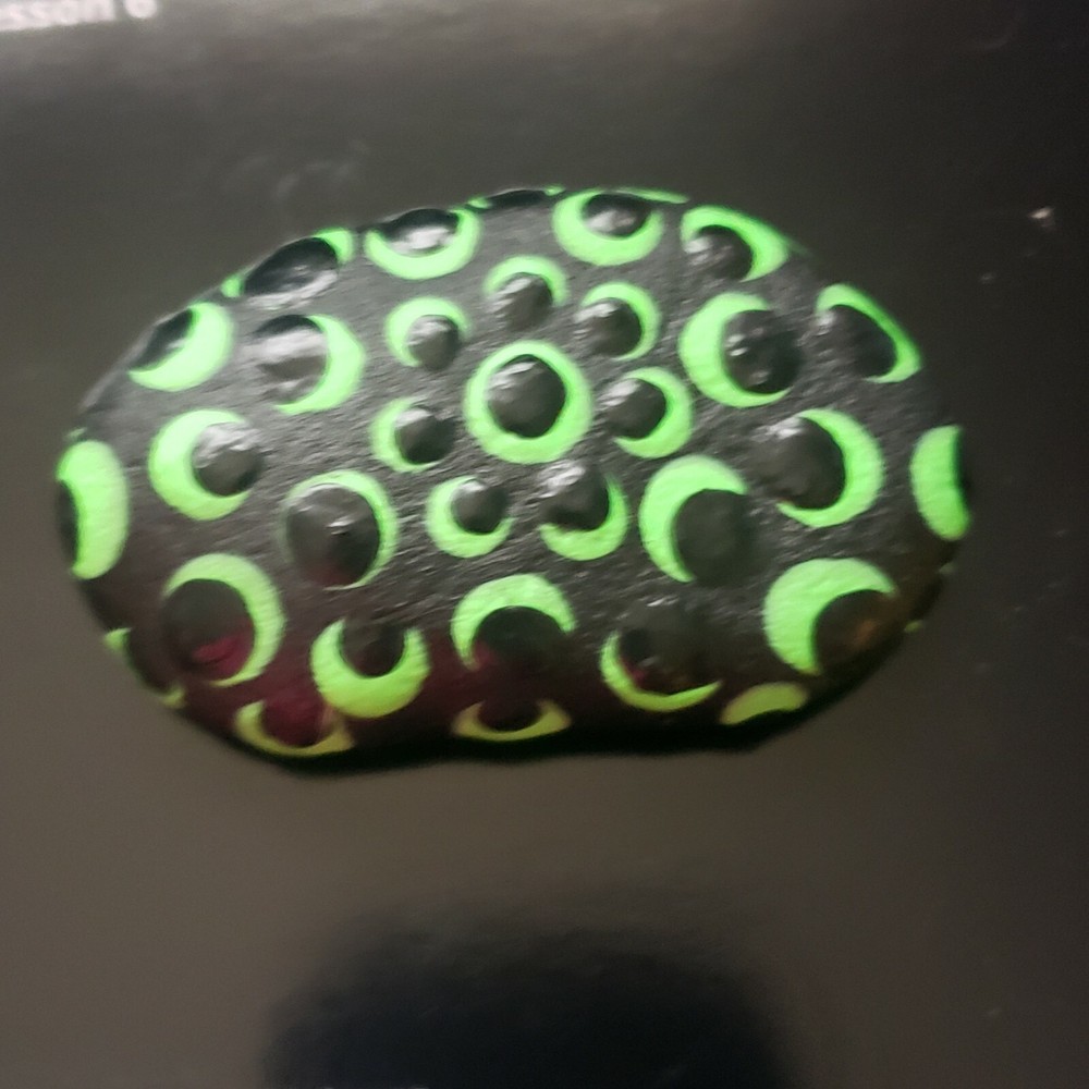 2 Hand Painted Mandala Rocks