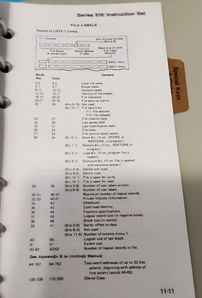 Vtg 1981 Hewlett Packard HP 3000 Computer Systems MPE Software Pocket Guide