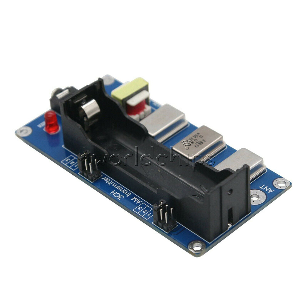 3-Channel AM Transmitter 1MHz 3MHz 5MHz Finished Board + Antenna+Audio Cable