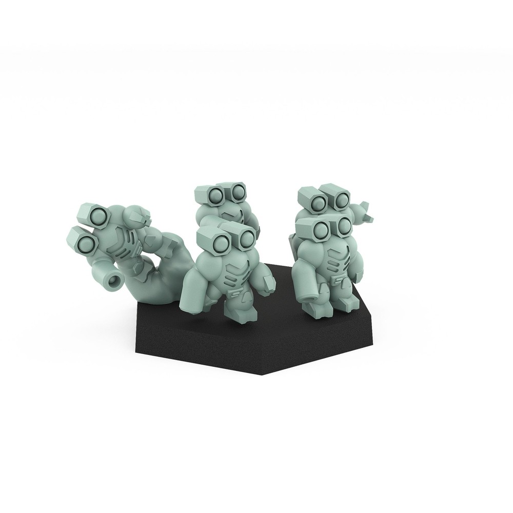 Chibi Elementals Miniature Compatible with Battletech MWO
