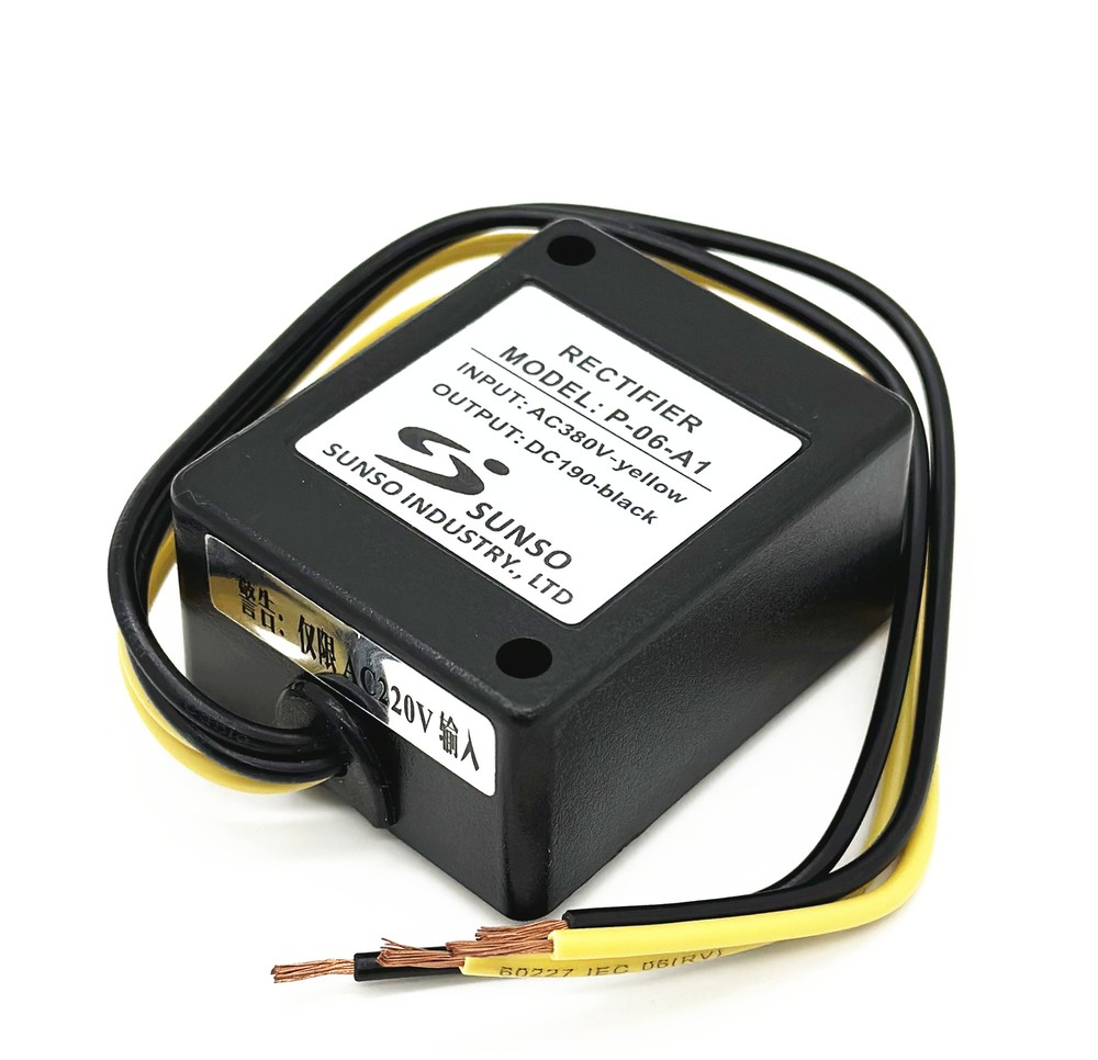 SUNSO P-06-A1 INPUT AC380V OUTPUT DC190V Brake Rectifier Module Device
