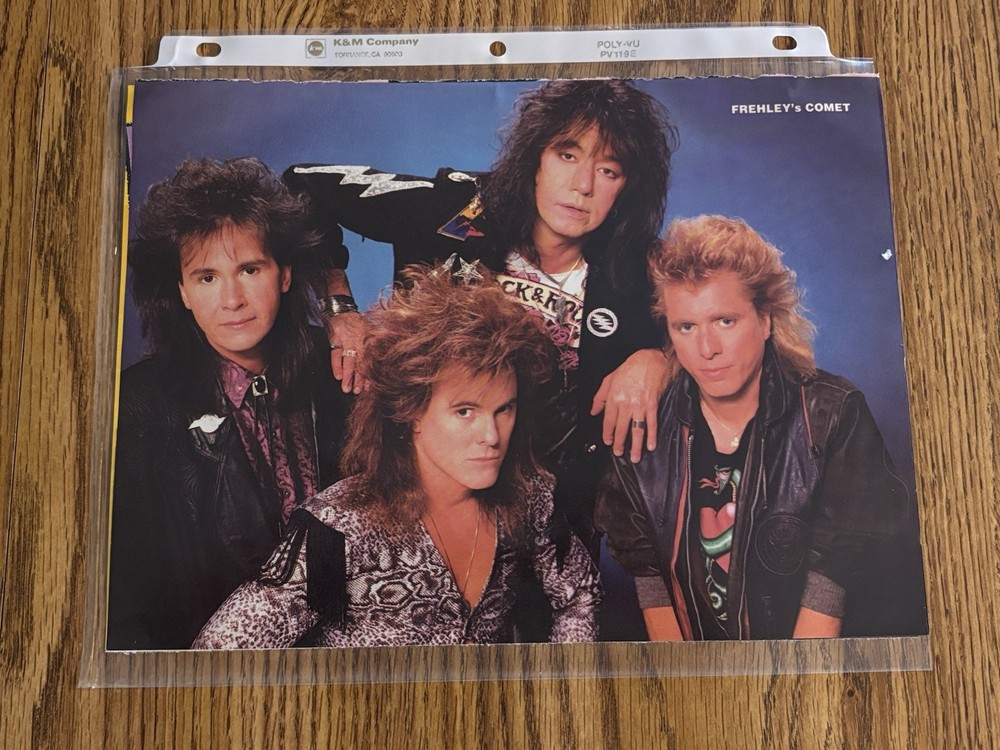 Frehley's Comet Band photo & album promo ad