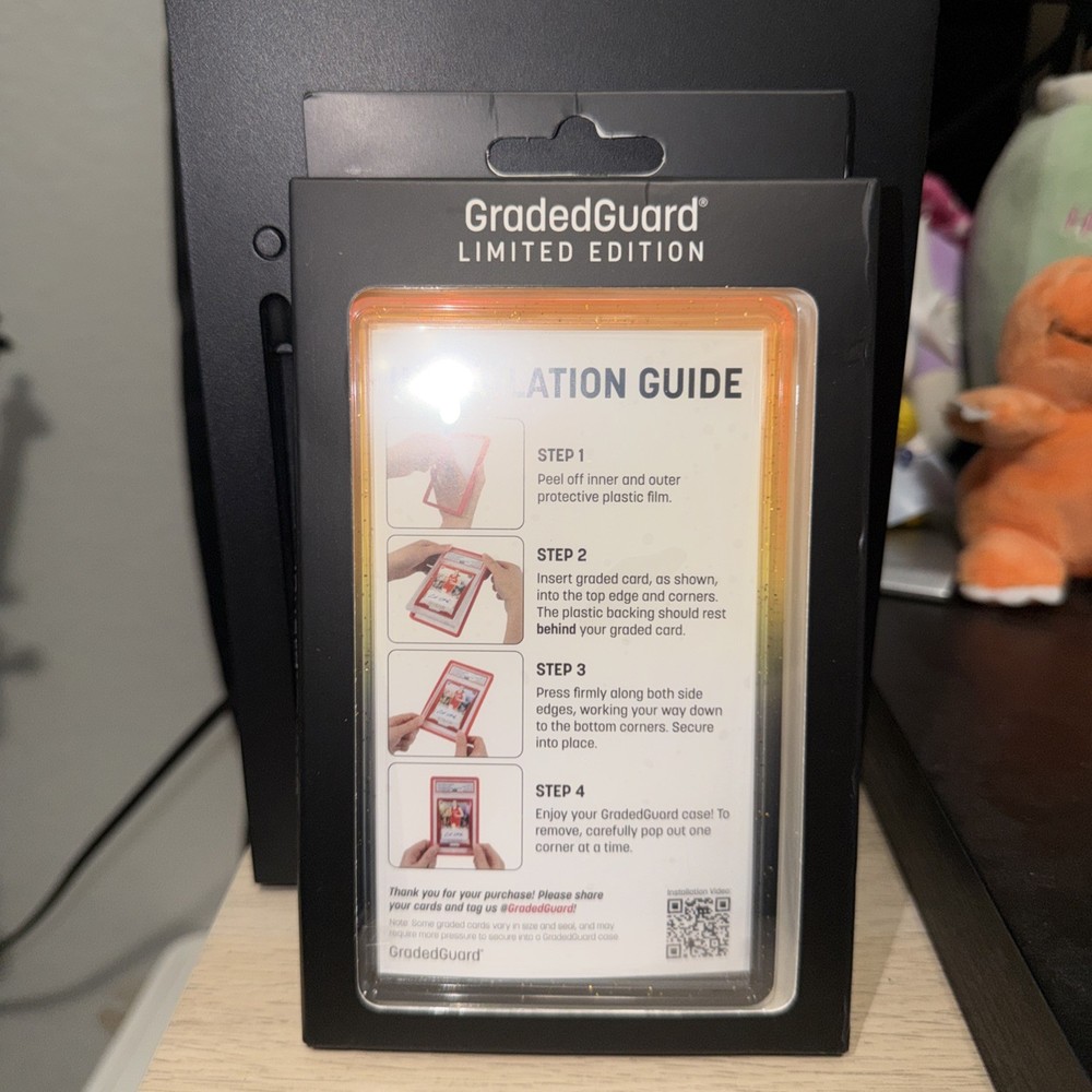 GradedGuard PSA Graded Card Case Guard Protector Ember Gradient Rare IN HAND