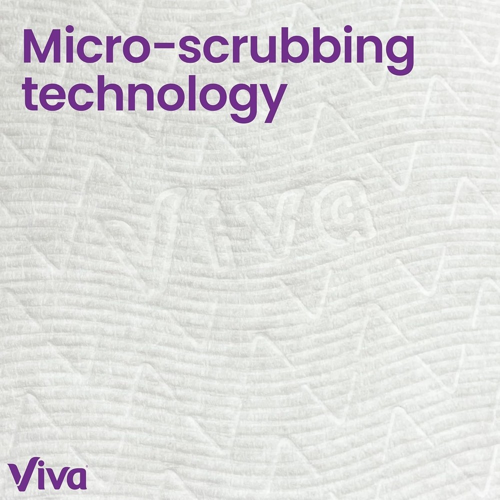 Viva Multi-Surface Cloth Paper Towels 3 Double Rolls 110 Sheets
