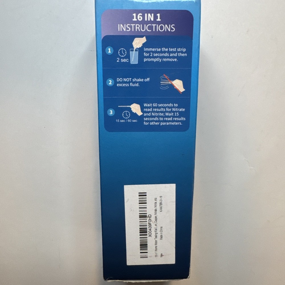 Urulork Drinking Water Test Kit 16 In 1 Parameters 150 Test Strips ￼