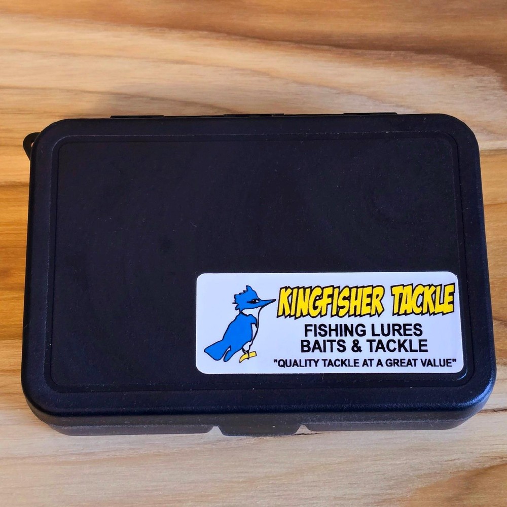 Kingfisher Tackle Fly Box Foam Insert Impact-Resistant Plastic Construction