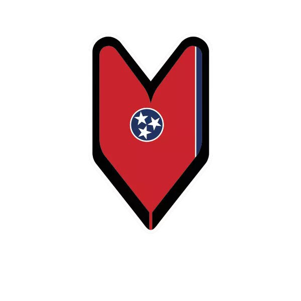 Tennessee Driver Badge Sticker Decal