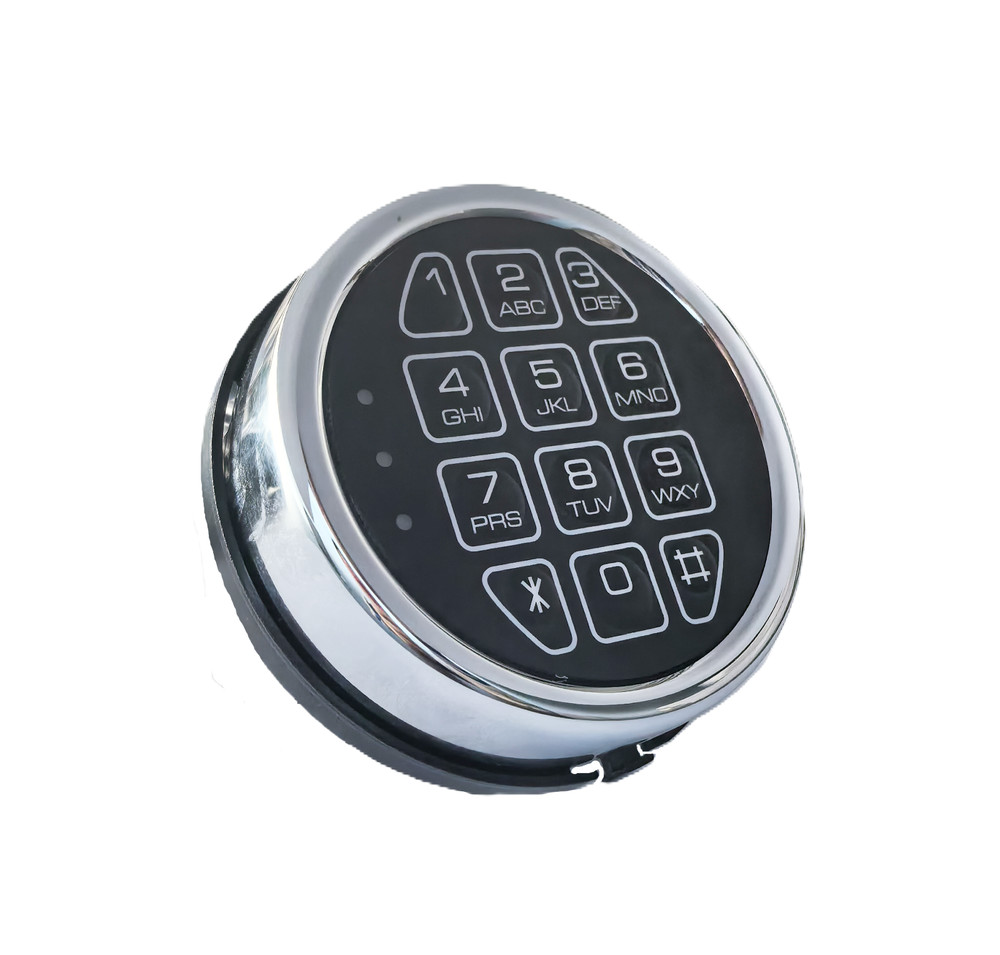 Gun Safe Lock Replacement Digital Keypad Solenoid Lock with 2 Master Keys