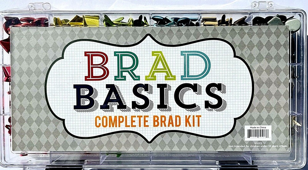 BRADS Basics brad kit Scrapbooking Stamping Card Making