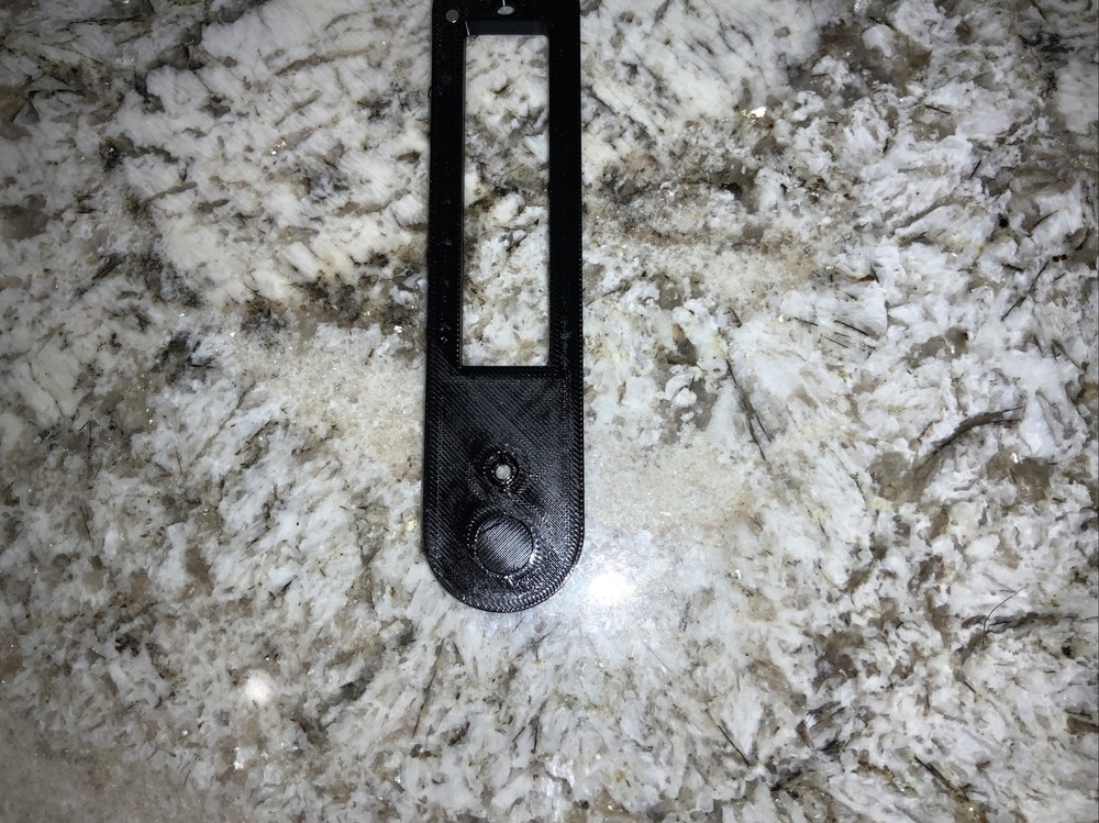 Google Nest Battery Doorbell Mounting Plate Replacement (Black)