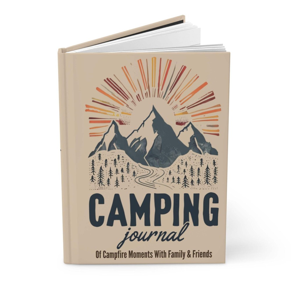 "Camping" Journal Personalized Hardcover Adventure Notebook