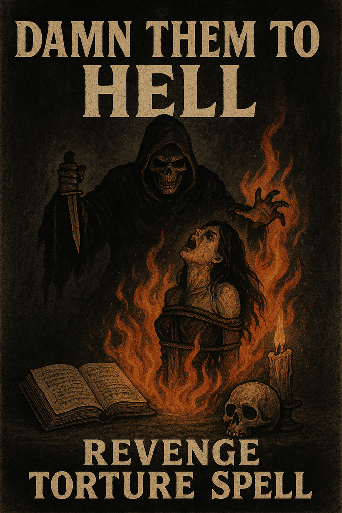Damn Them To Hell Revenge Torture Spell
