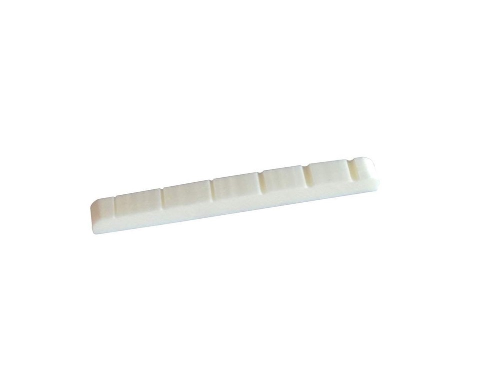 Guyker 43mm Guitar Bone Nut - White Pre-Slotted Bone Nuts for 6 String ST Str...