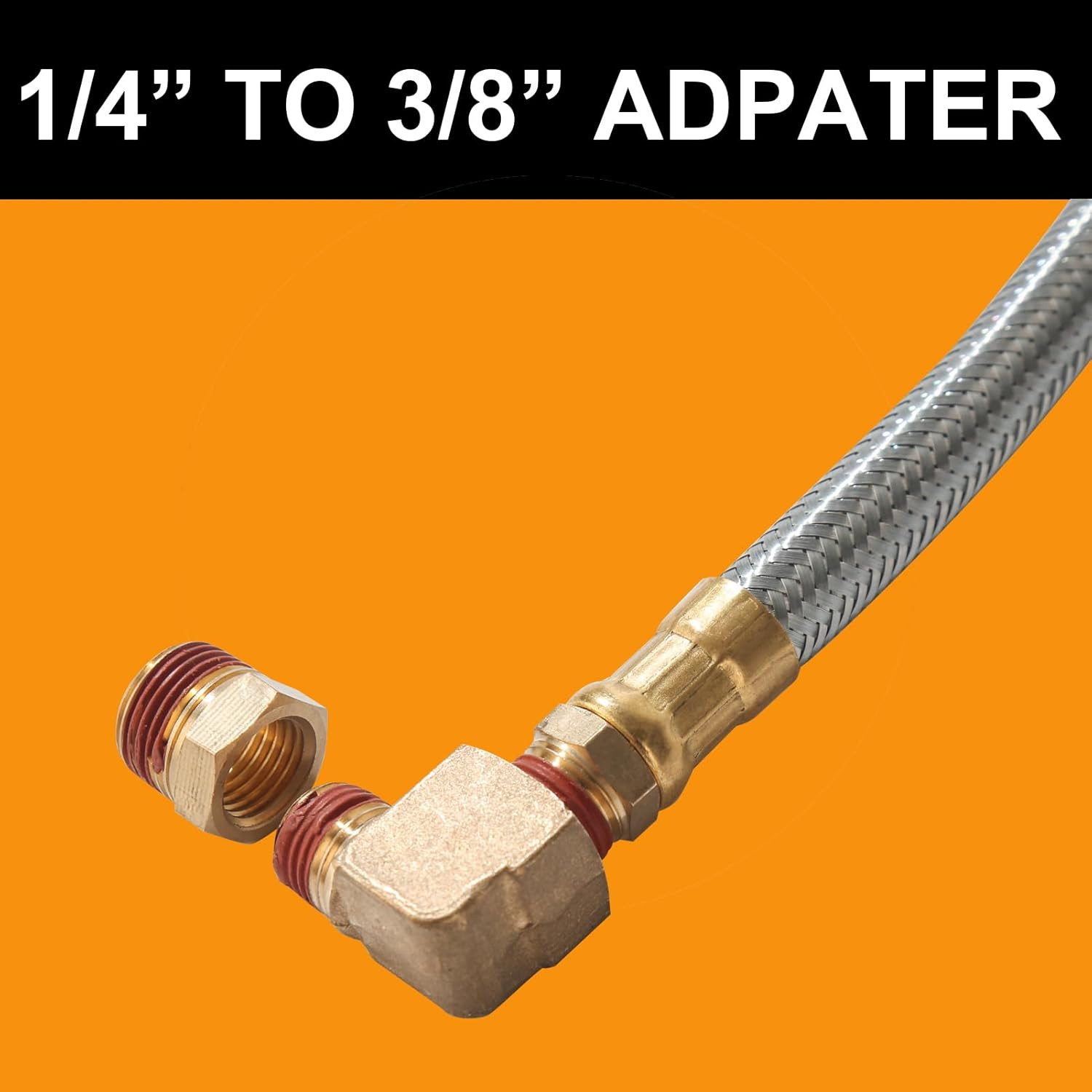 Extended Tank Drain Valve Assembly Kit for Air Compressor, Including 10 Inches A