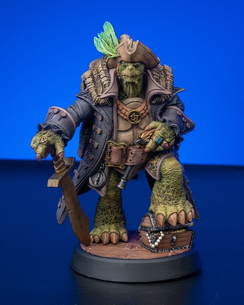 DnD Pirate Tortoise Krog 32mm Scale (unpainted)